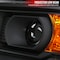 Spec-D Tuning Gmc Sierra Projector Headlight With Led Bar - Black 14-18 2LHP-SIE14JM-DRL-GO - alternate 5